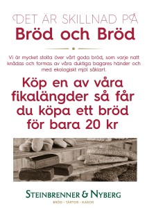 Bröd är bröd röd skylt - Kopia